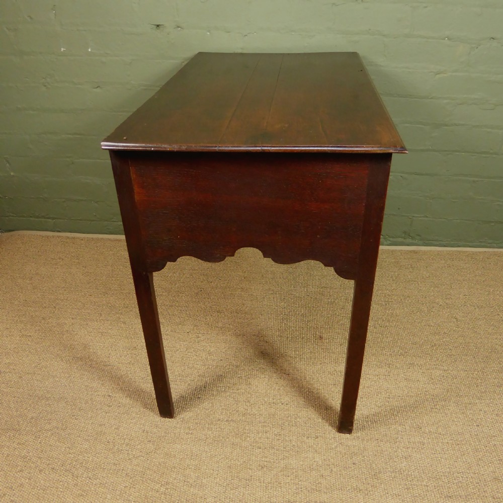 GEORGE III OAK SIDE TABLE View II