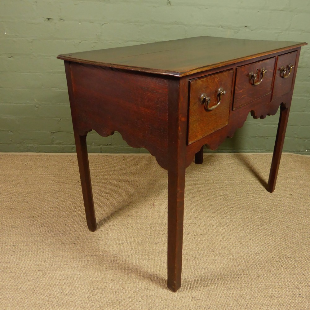 GEORGE III OAK SIDE TABLE View III