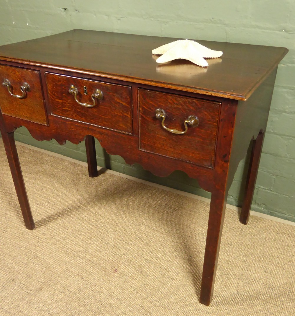 GEORGE III OAK SIDE TABLE View IV