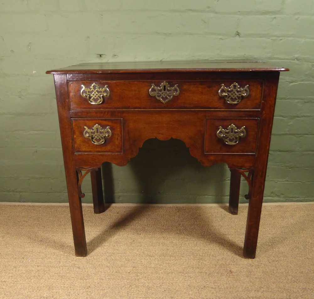 18TH C OAK LOW BOY TABLE
