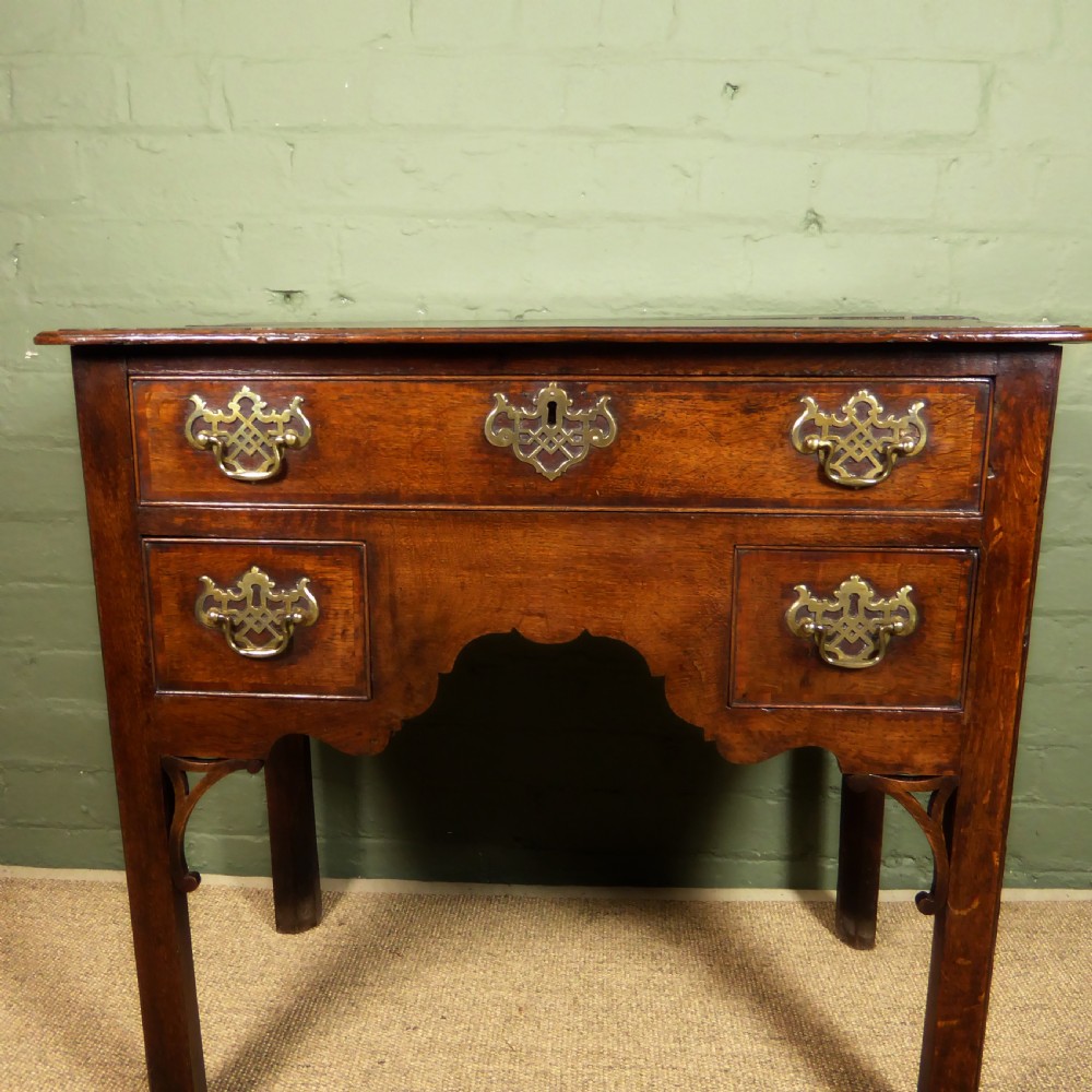 18TH C OAK LOW BOY TABLE View III