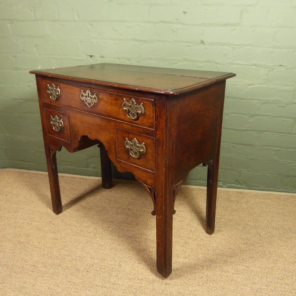 18TH C OAK LOW BOY TABLE View IV