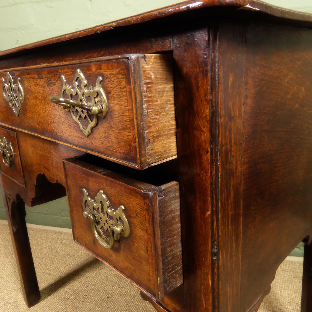 18TH C OAK LOW BOY TABLE View V