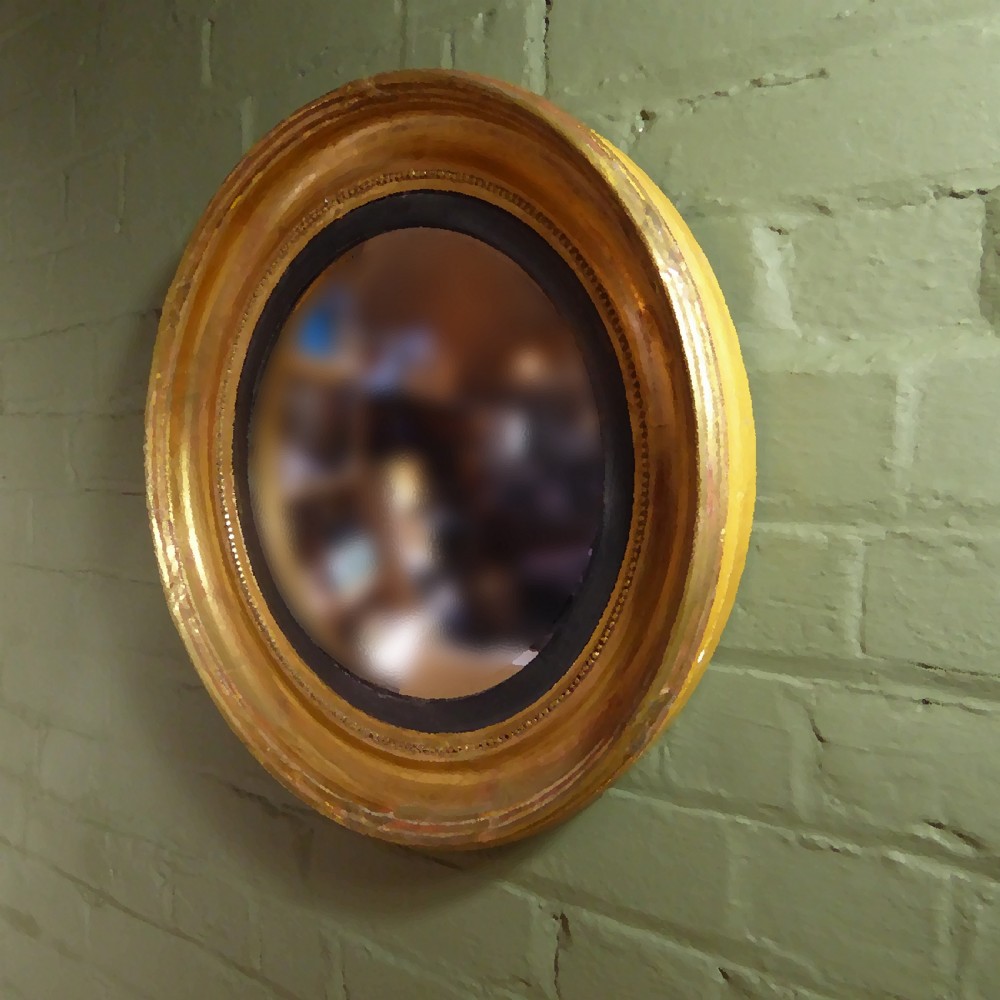 REGENCY GILT CONVEX MIRROR View IV