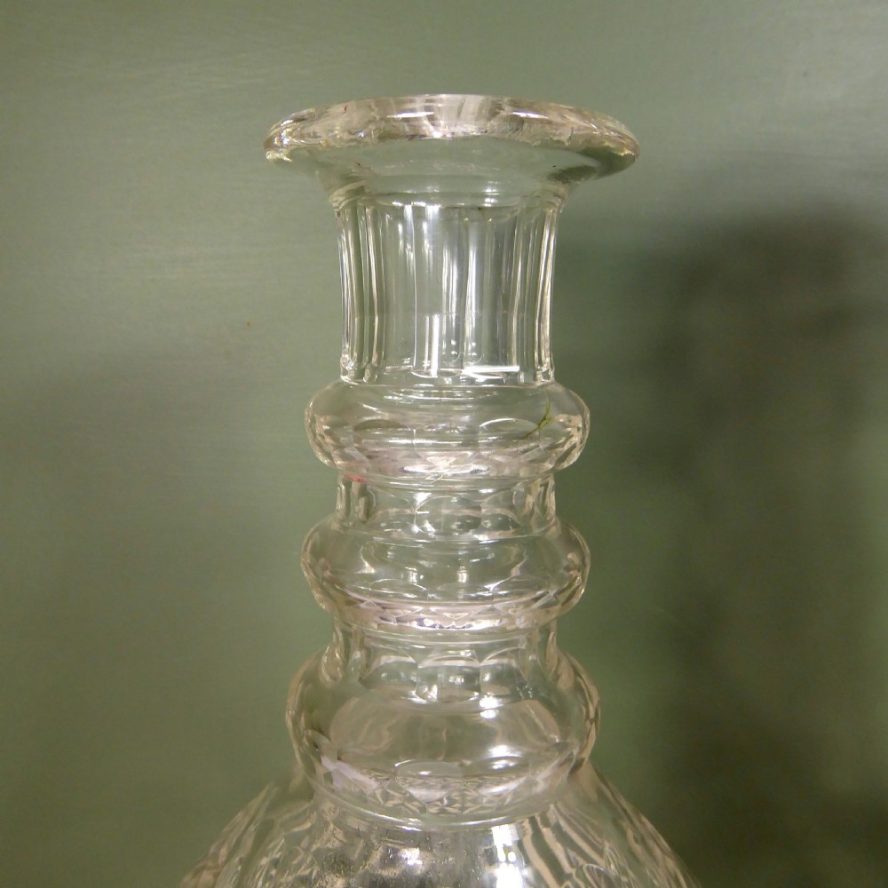 PAIR OF 19TH C CUT GLASS MAGNUM DECANTERS View IV