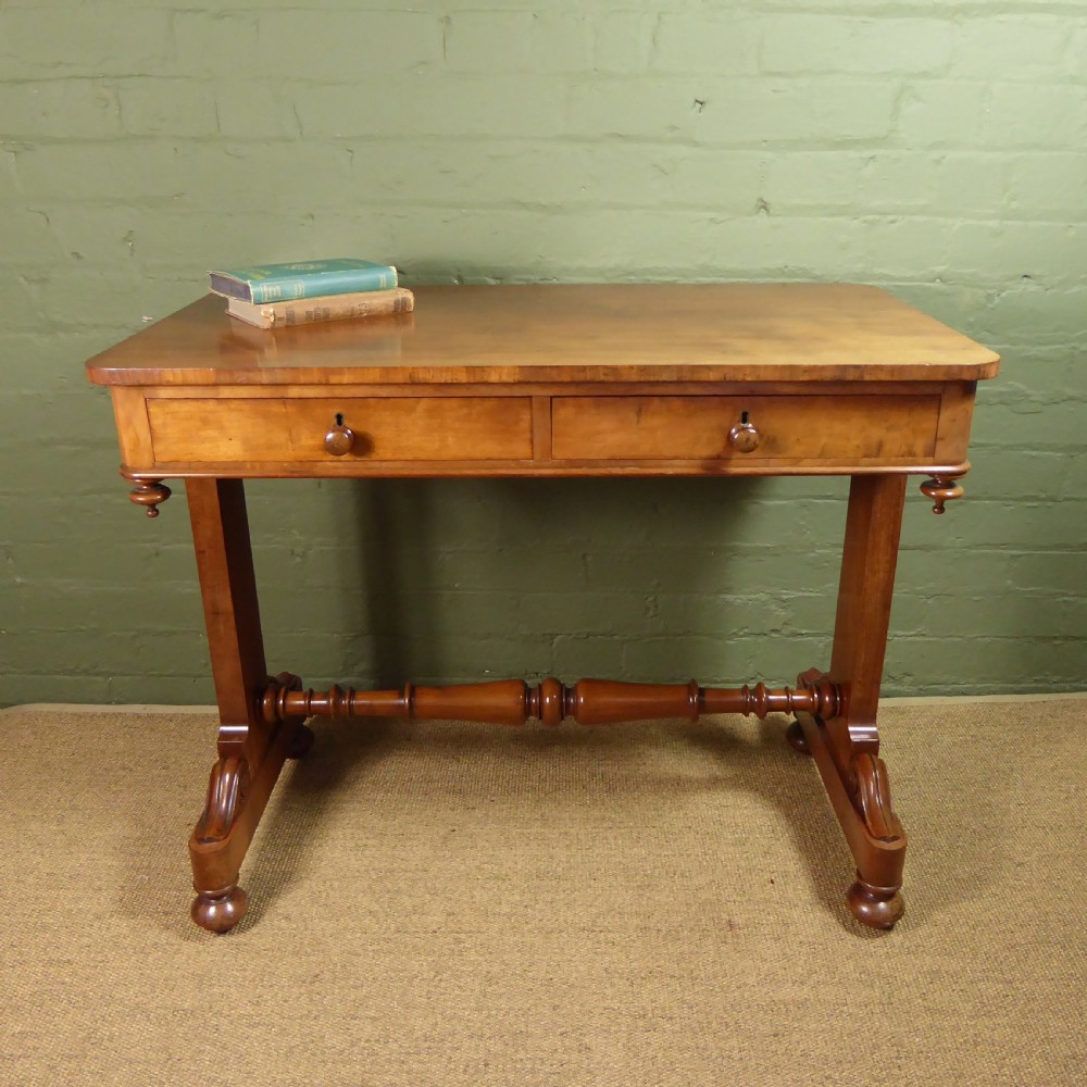 19TH C MAHOGANY WRITING TABLE View II