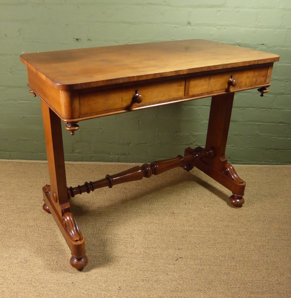 19TH C MAHOGANY WRITING TABLE View III