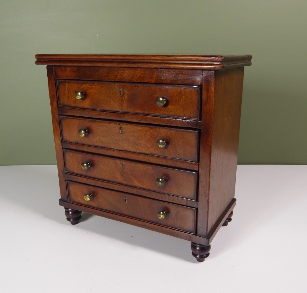 REGENCY MINIATURE CHEST OF DRAWERS View II