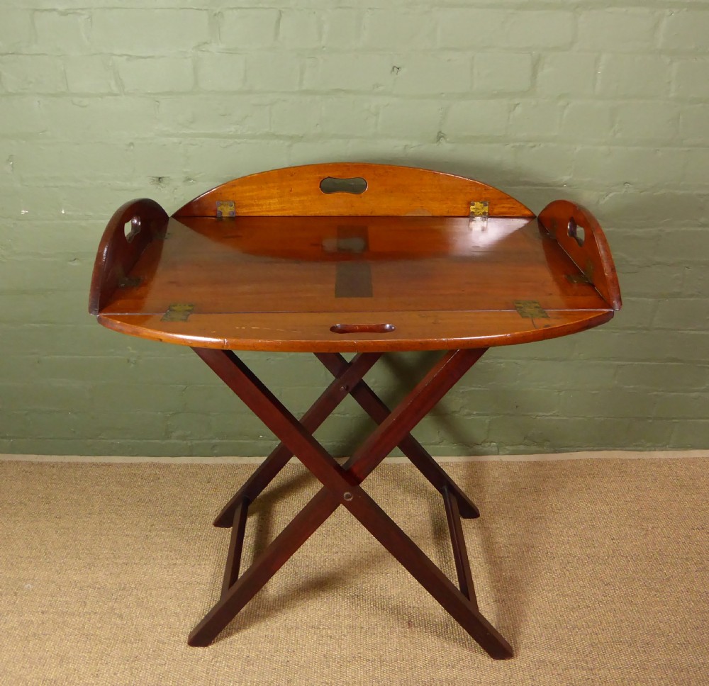 GEORGE III MAHOGANY BUTLERS TRAY