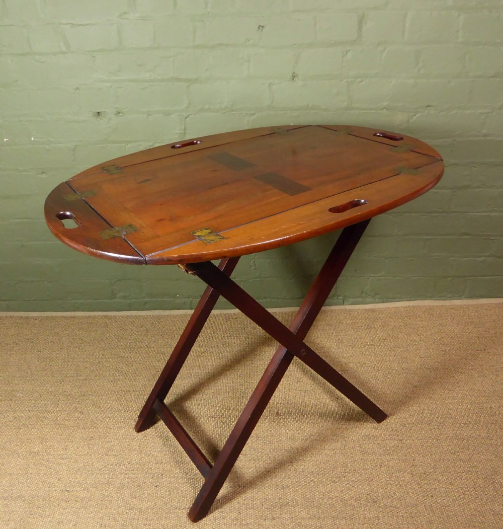 GEORGE III MAHOGANY BUTLERS TRAY View III