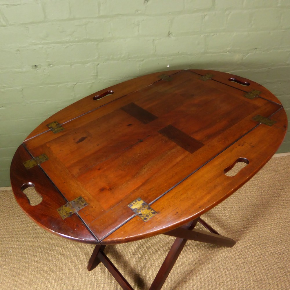 GEORGE III MAHOGANY BUTLERS TRAY View IV