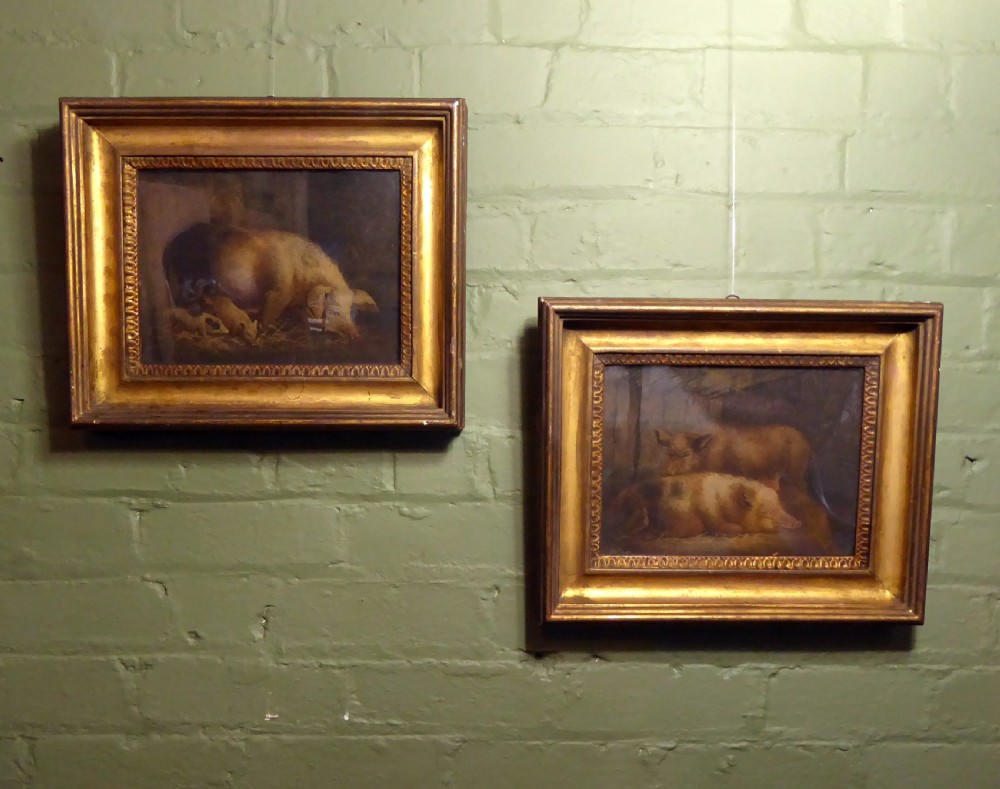 PAIR OF REGENCY SAND PICTURES 