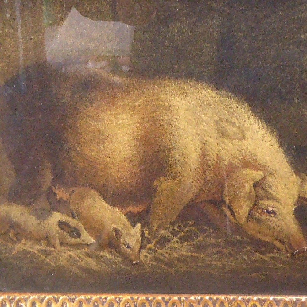 PAIR OF REGENCY SAND PICTURES  View VI