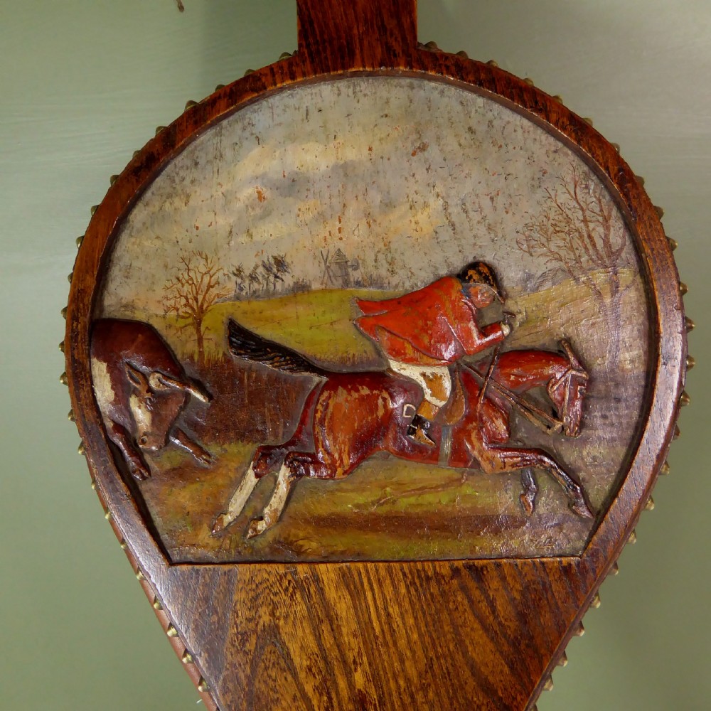 PAIR OF 19TH C FIRE BELLOWS View II