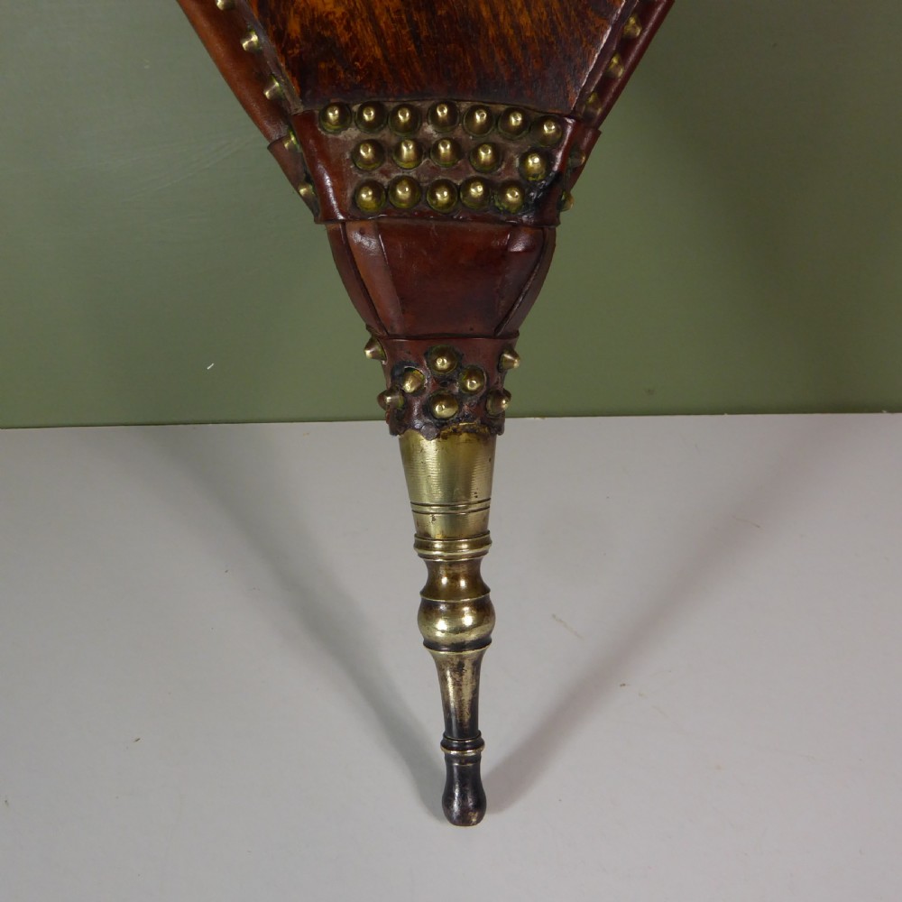 PAIR OF 19TH C FIRE BELLOWS View III