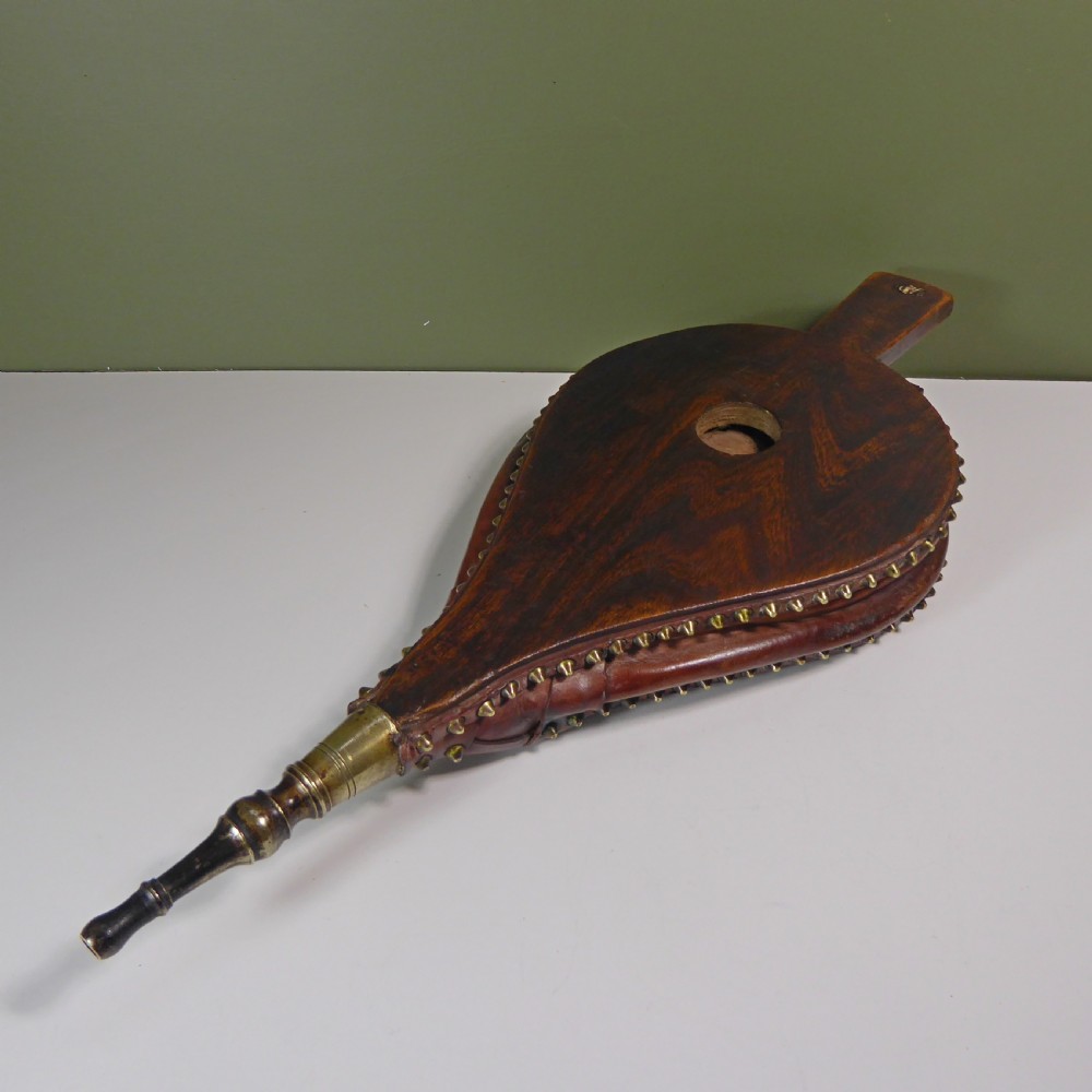 PAIR OF 19TH C FIRE BELLOWS View IV