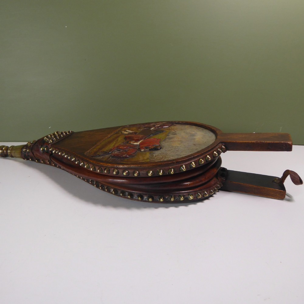 PAIR OF 19TH C FIRE BELLOWS View V