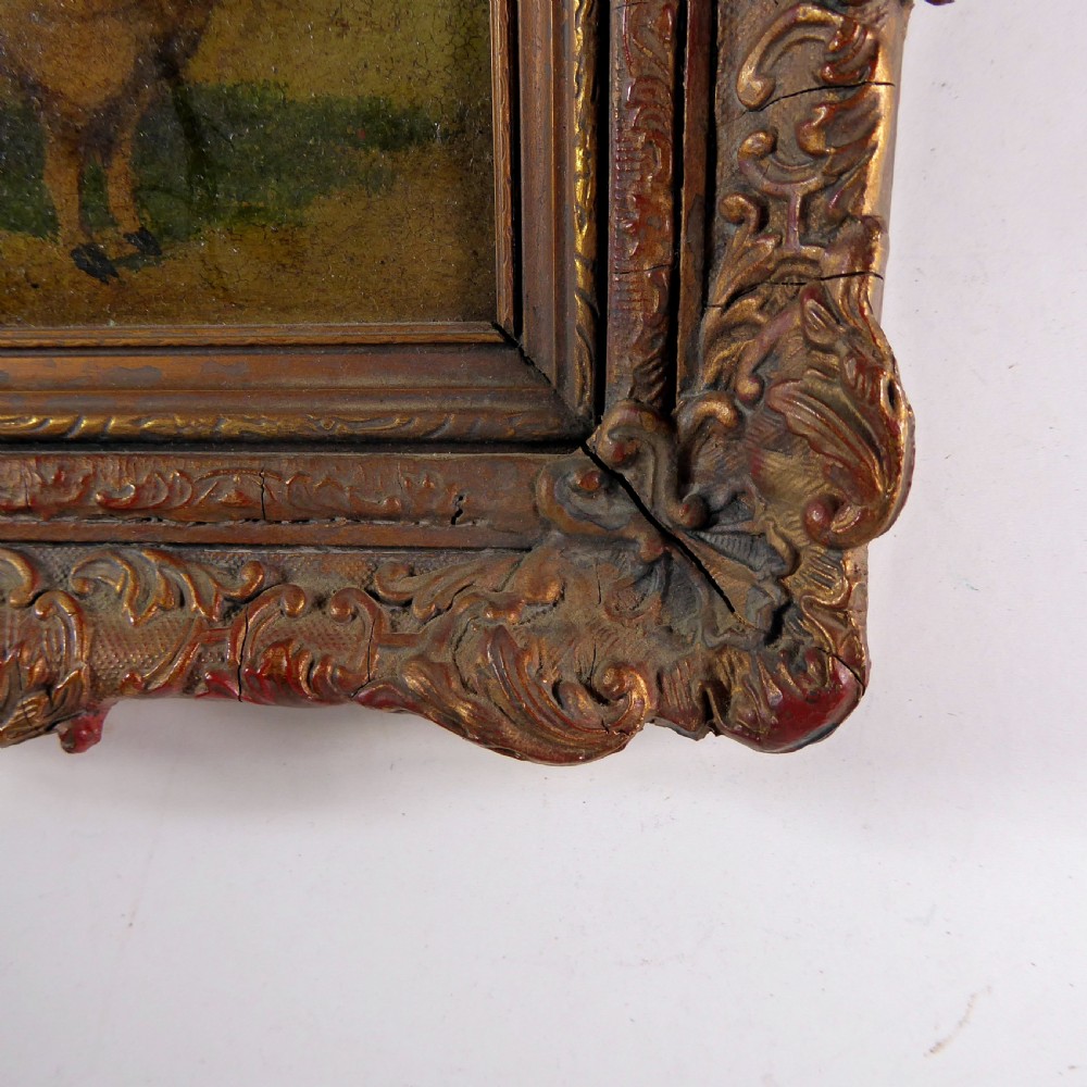 19TH C OIL PAINTING OF A RAM View IV