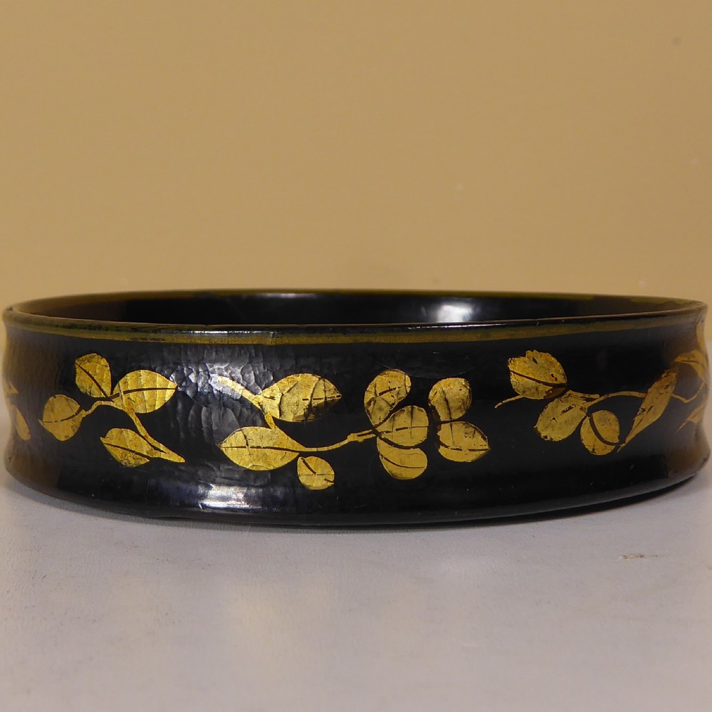 REGENCY PAPIER MACHE BOTTLE COASTER View IV