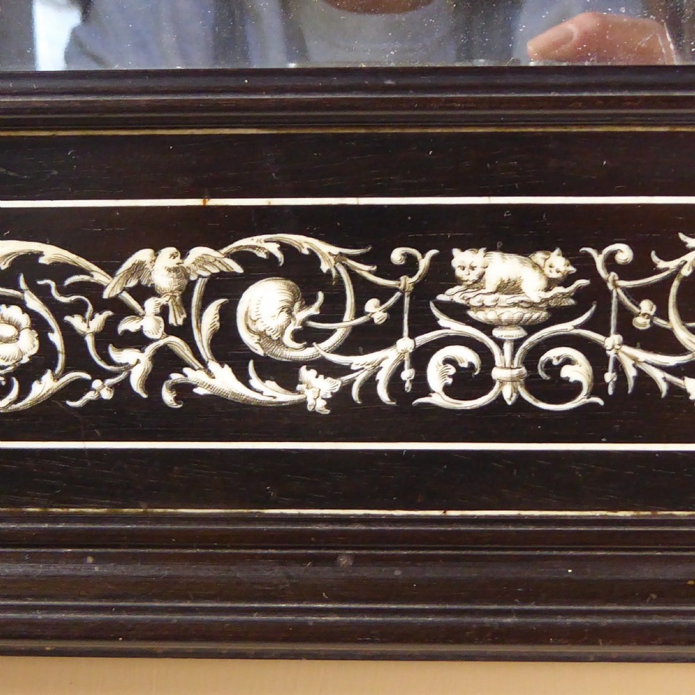 19TH C INLAID MILANESE MIRROR View V