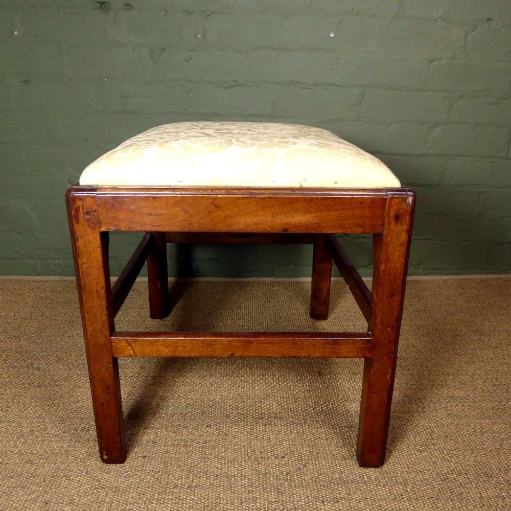 GEORGE III MAHOGANY STOOL View III