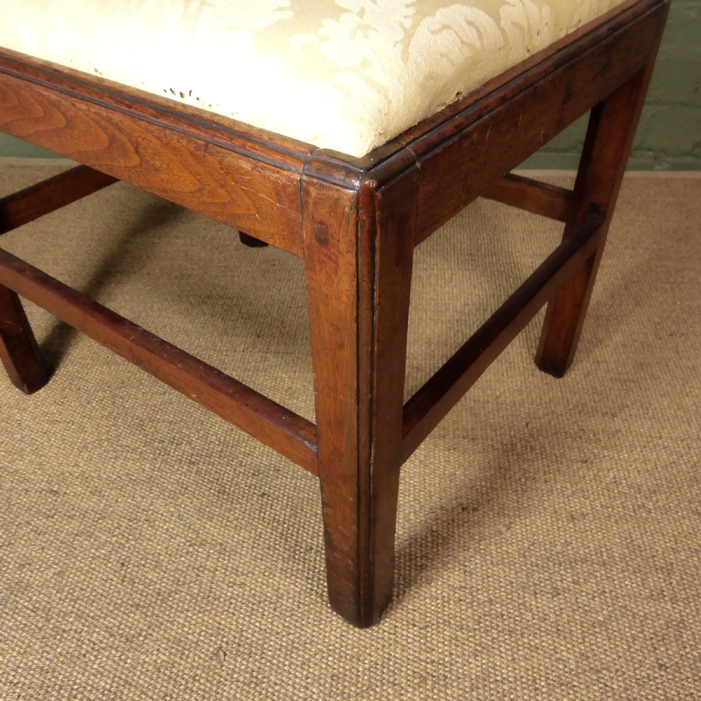 GEORGE III MAHOGANY STOOL View IV