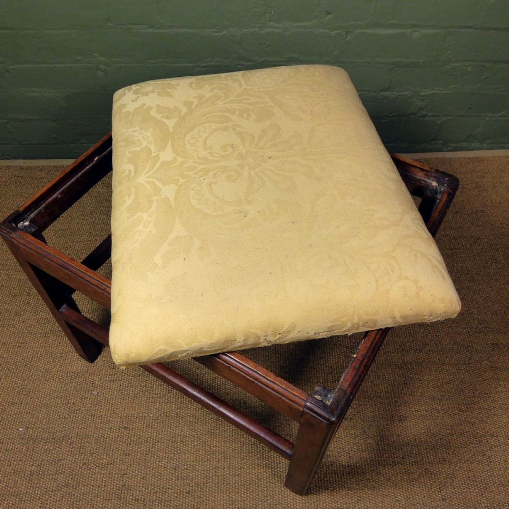 GEORGE III MAHOGANY STOOL View V