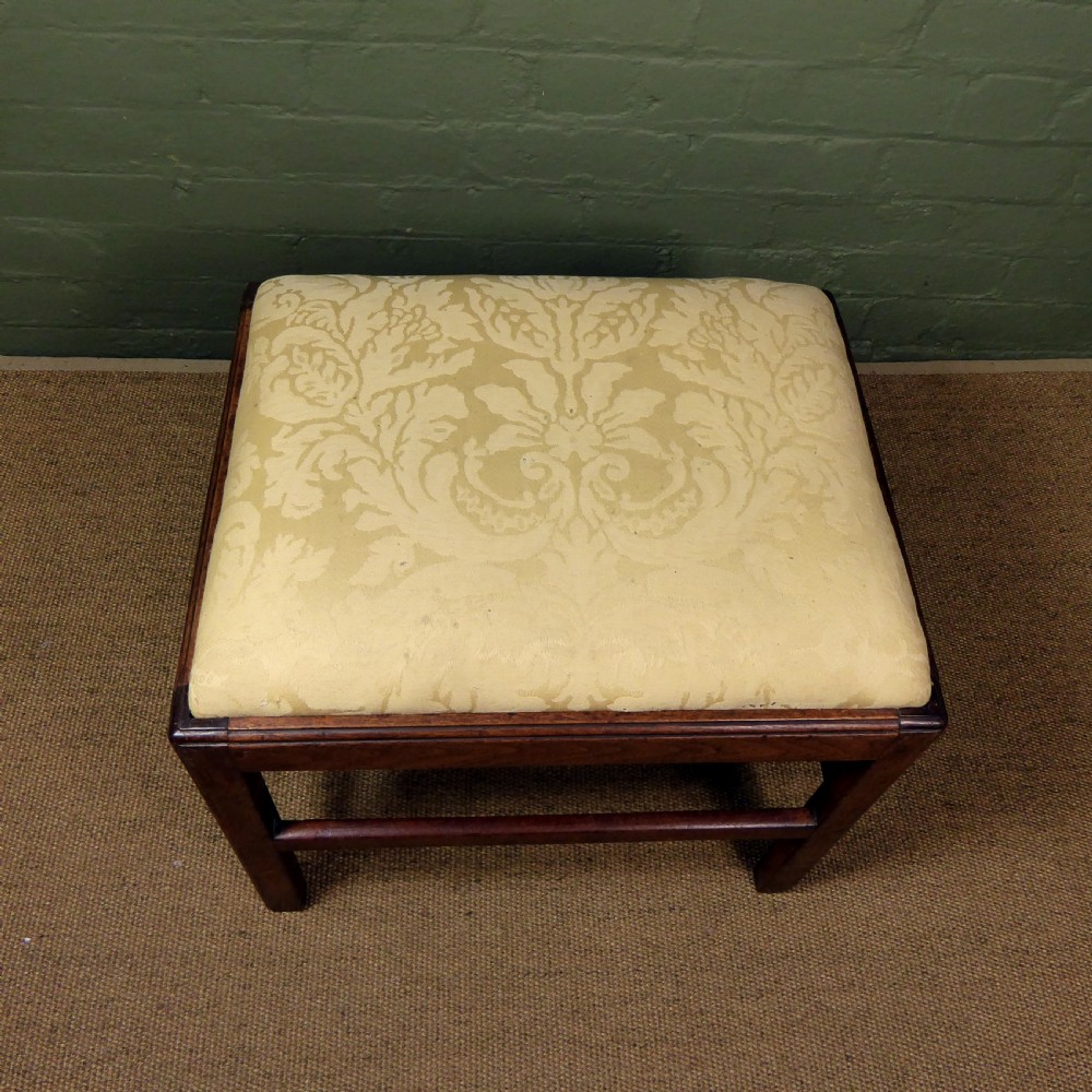 GEORGE III MAHOGANY STOOL View VI