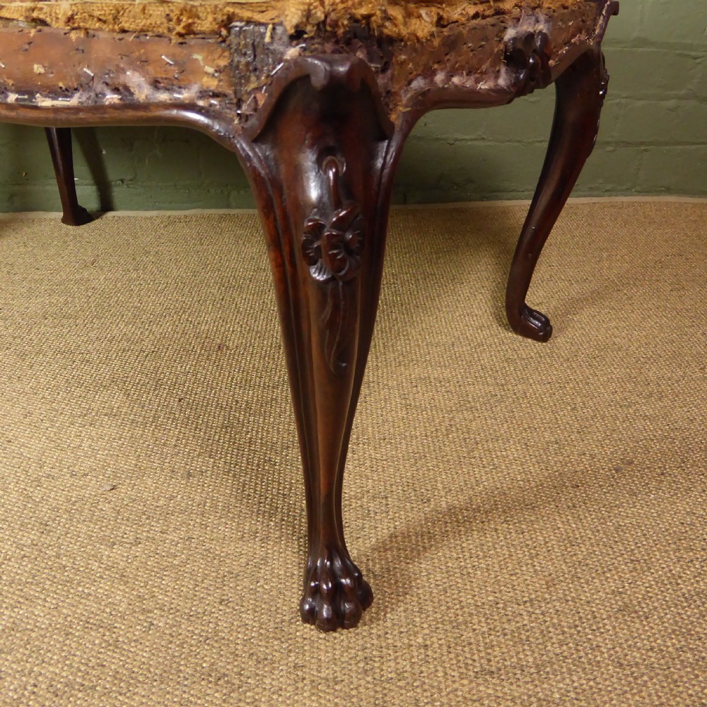 LARGE 19TH C ROSEWOOD CENTRE STOOL View III