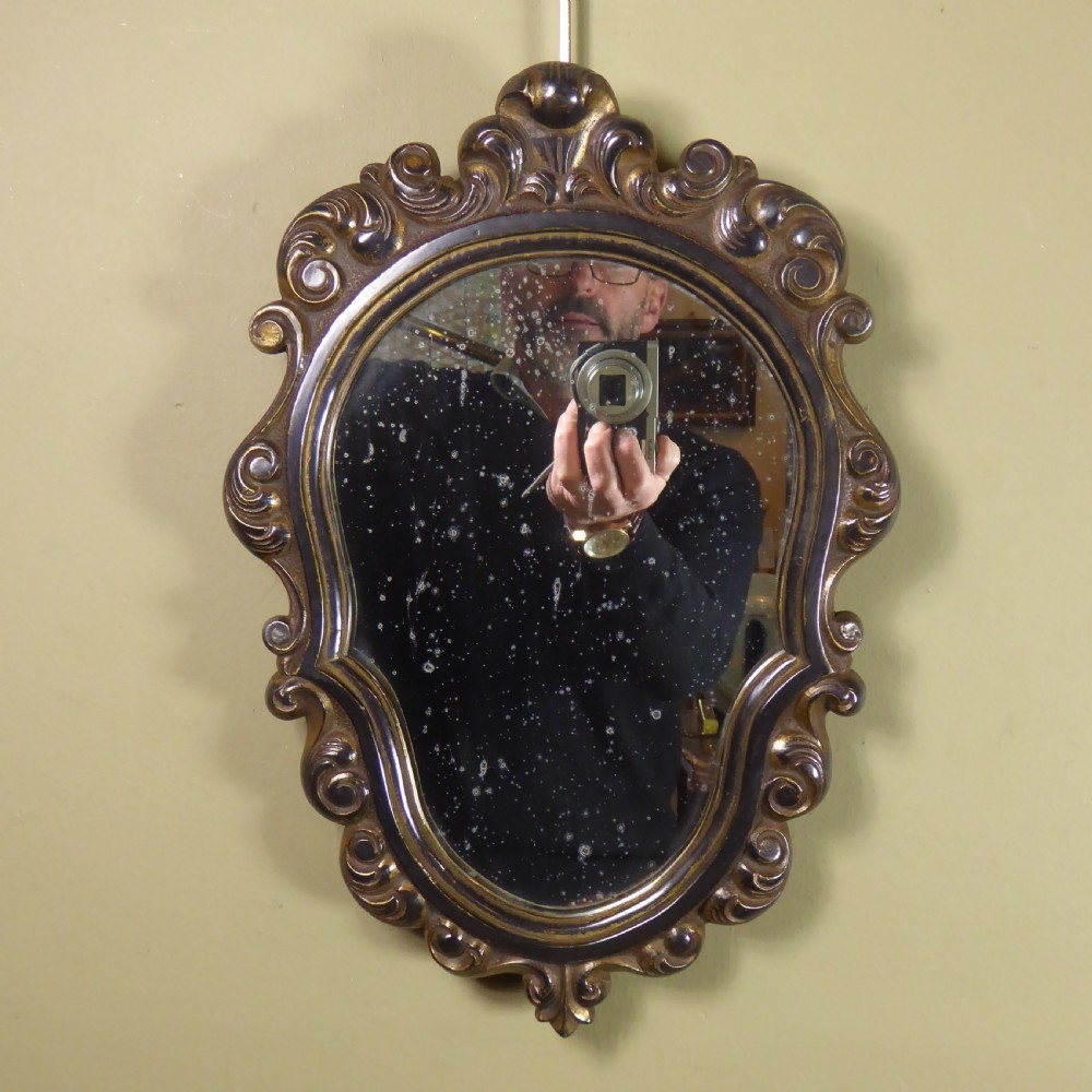 PAIR OF 19TH C BRONZE & GILTED MIRRORS View III