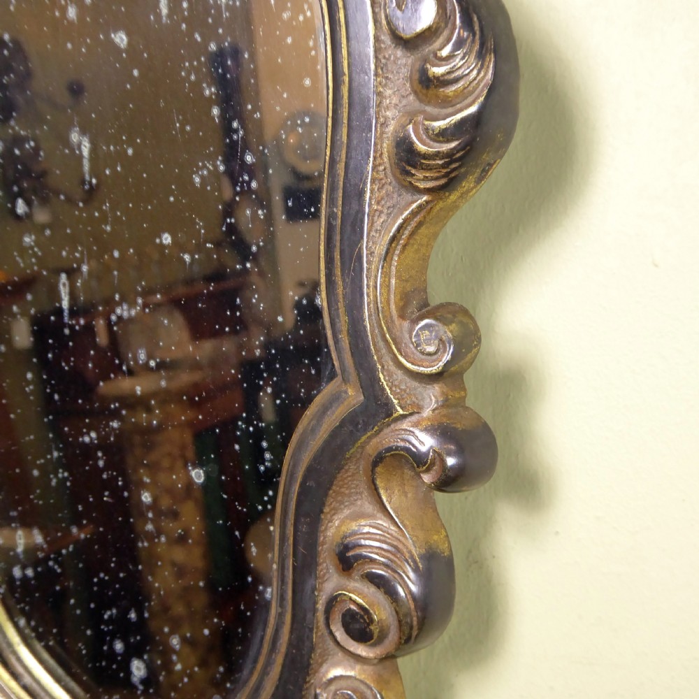 PAIR OF 19TH C BRONZE & GILTED MIRRORS View IV