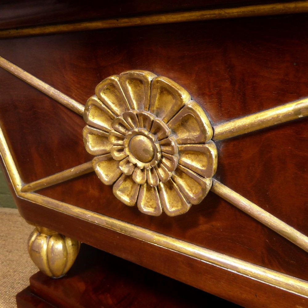 LARGE REGENCY MAHOGANY WINE COOLER View VI