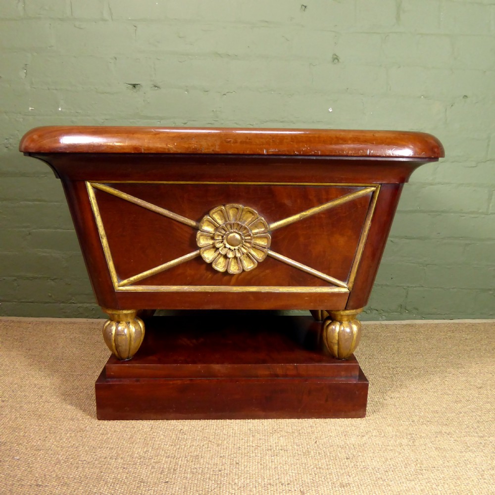LARGE REGENCY MAHOGANY WINE COOLER View VII