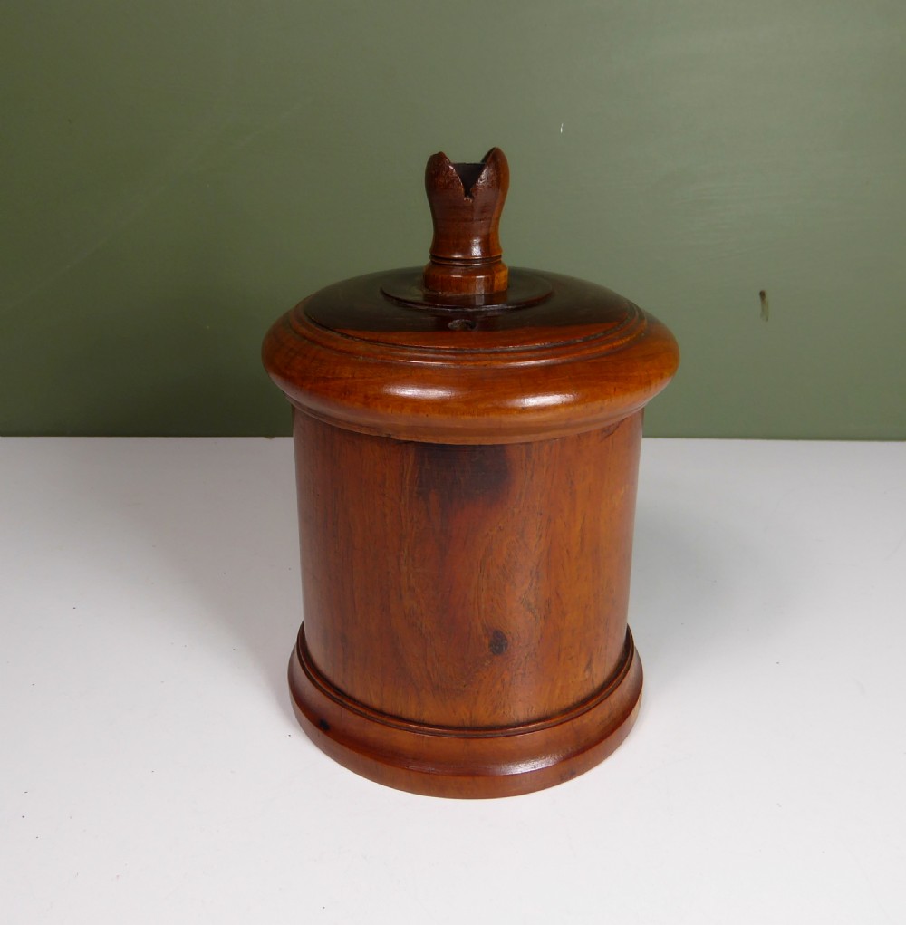19TH C LIGNUM VITAE STRING BOX