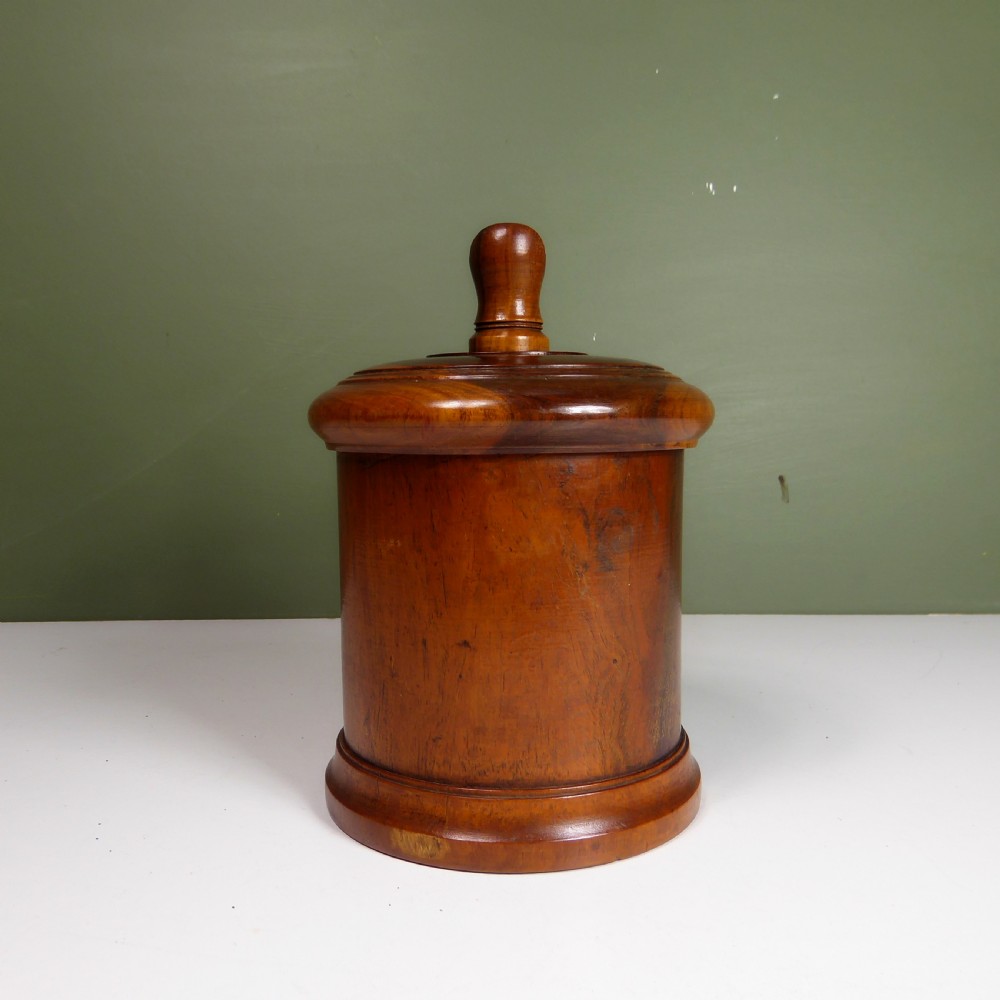19TH C LIGNUM VITAE STRING BOX View II