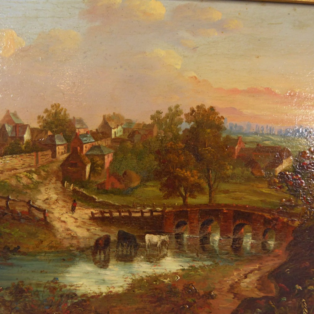 18TH C OIL PAINTING View II