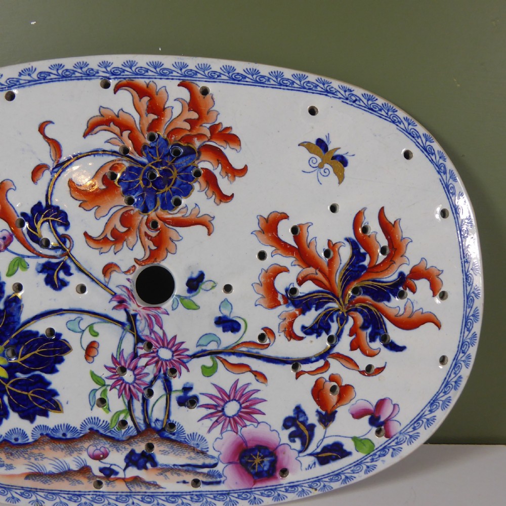 19TH C IRONSTONE DRAINER View III