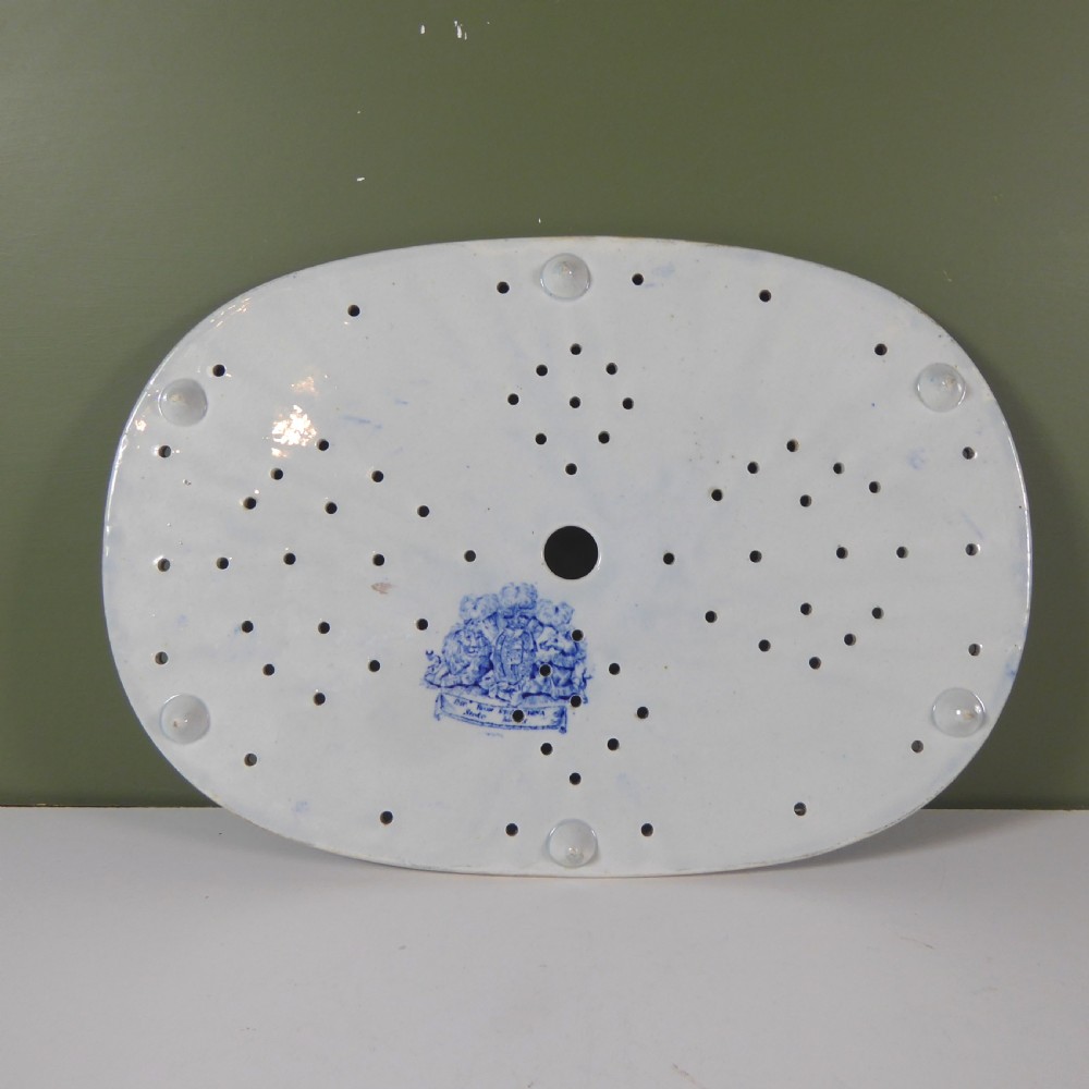 19TH C IRONSTONE DRAINER View IV