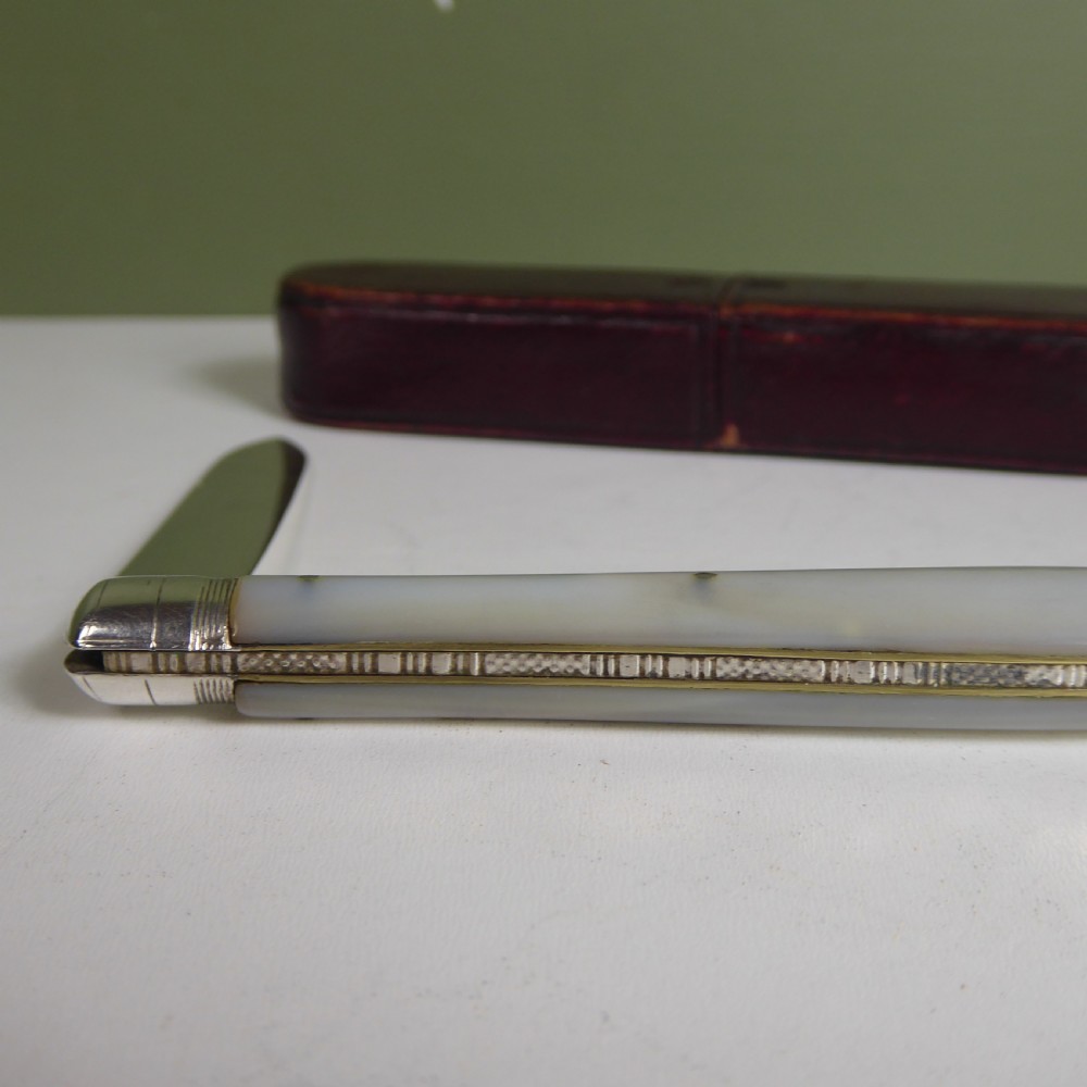 SILVER & MOTHER OF PEARL PENKNIFE View VI