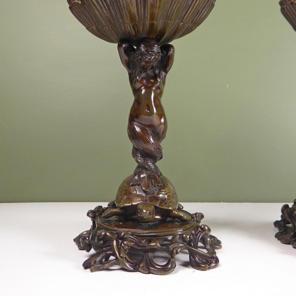PAIR OF REGENCY BRONZE TAZZA View IV