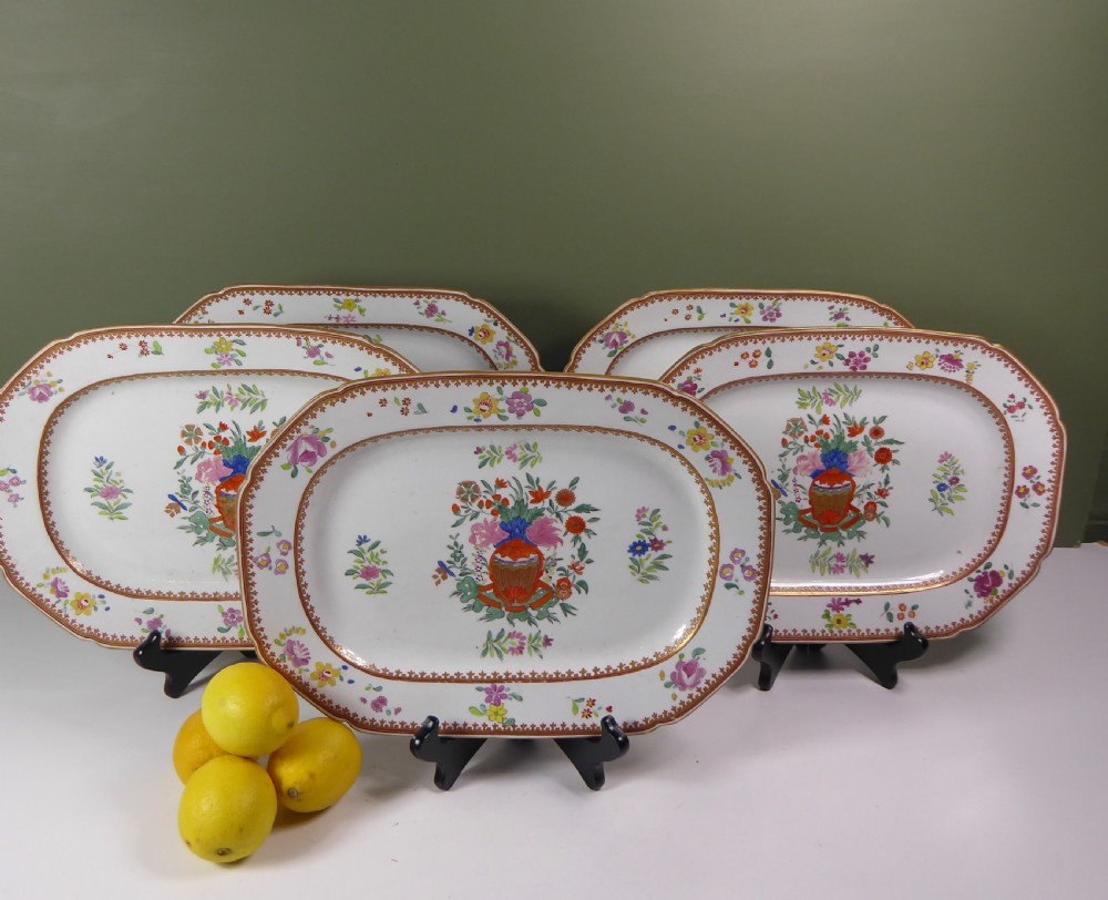 SET OF 5 19TH C IRONSTONE PLATES View IV