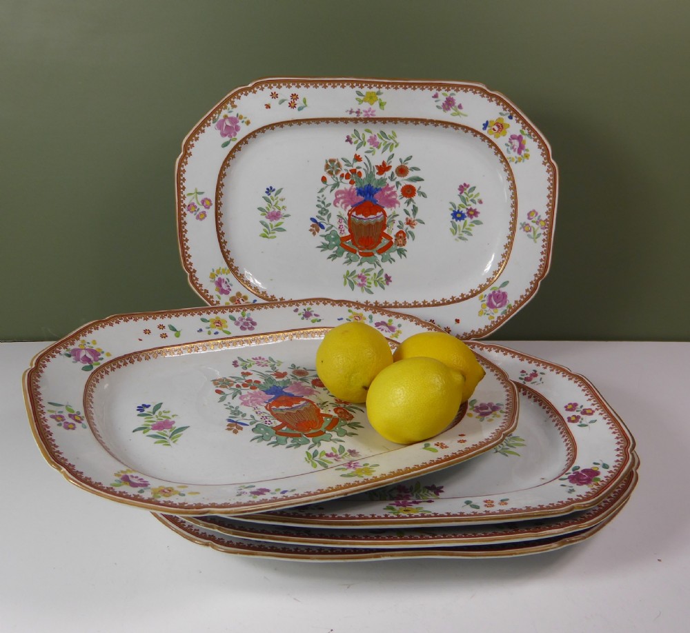 SET OF 5 19TH C IRONSTONE PLATES View VI