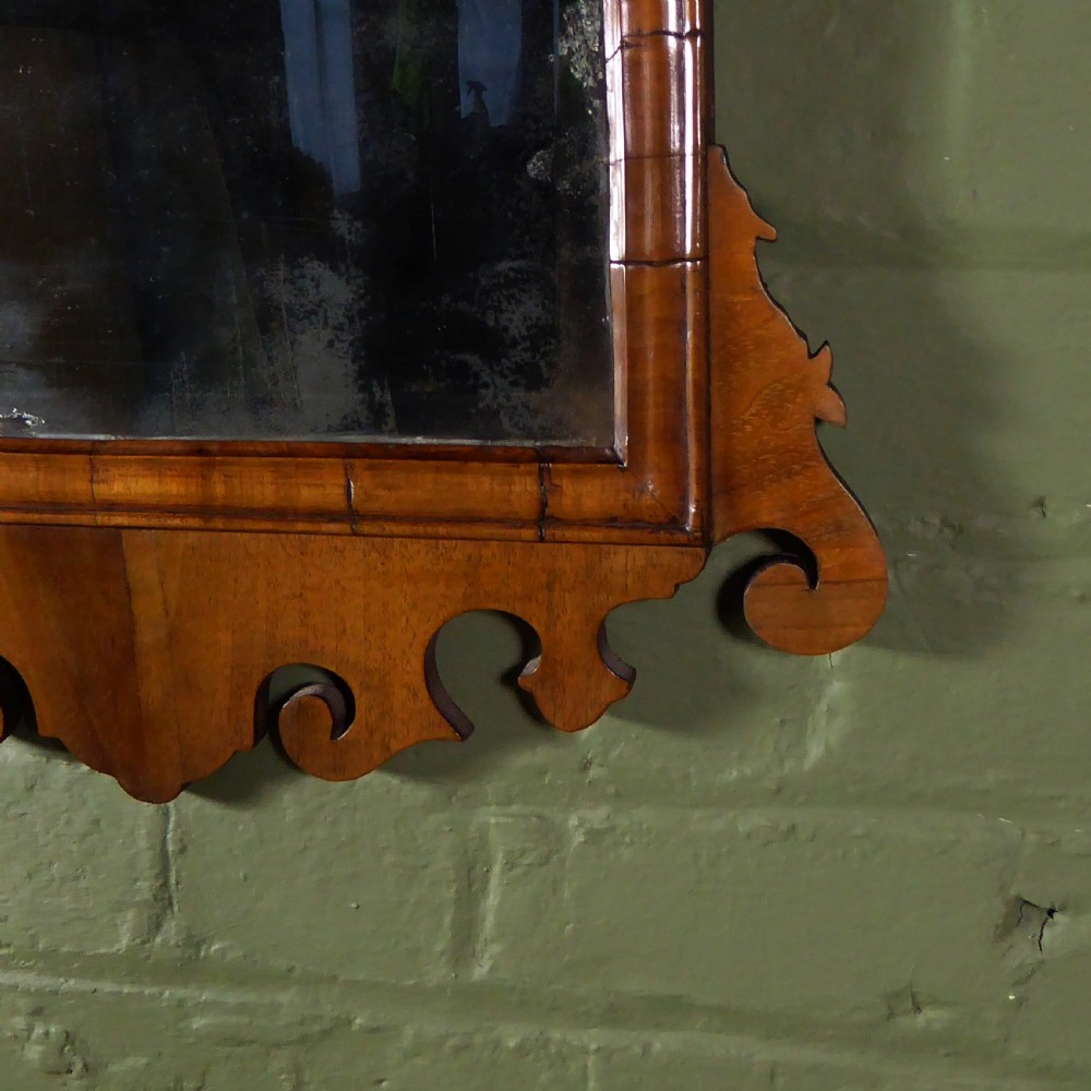 18TH C WALNUT MIRROR View II