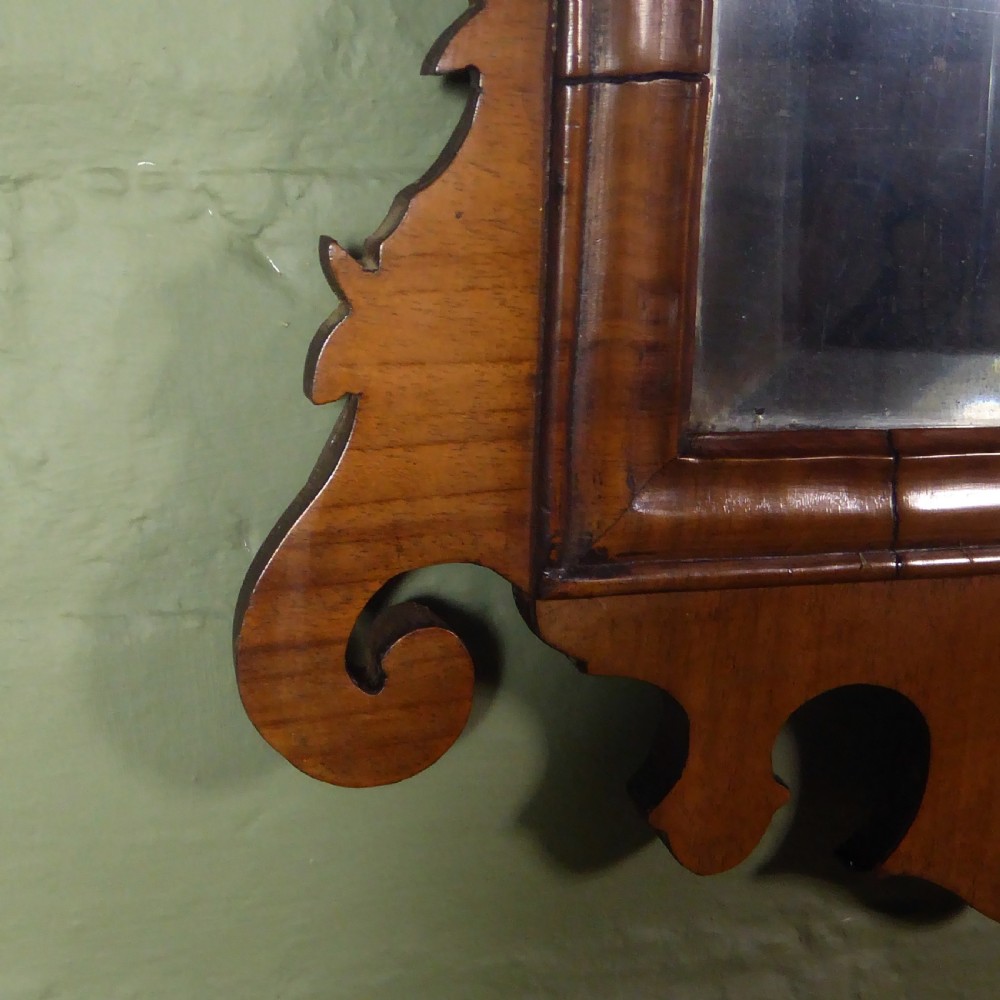 18TH C WALNUT MIRROR View V