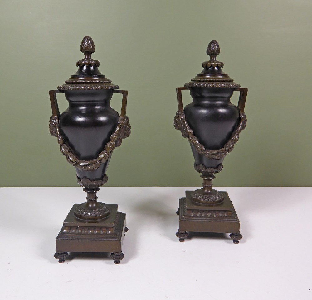 PAIR OF 19TH C CASSOULLETTES WITH CANDLE HOLDERS