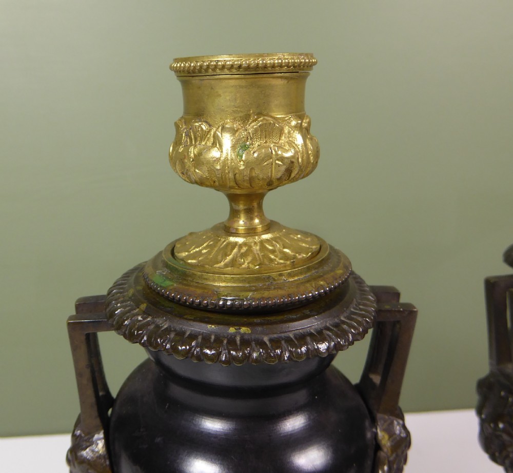 PAIR OF 19TH C CASSOULLETTES WITH CANDLE HOLDERS View XI