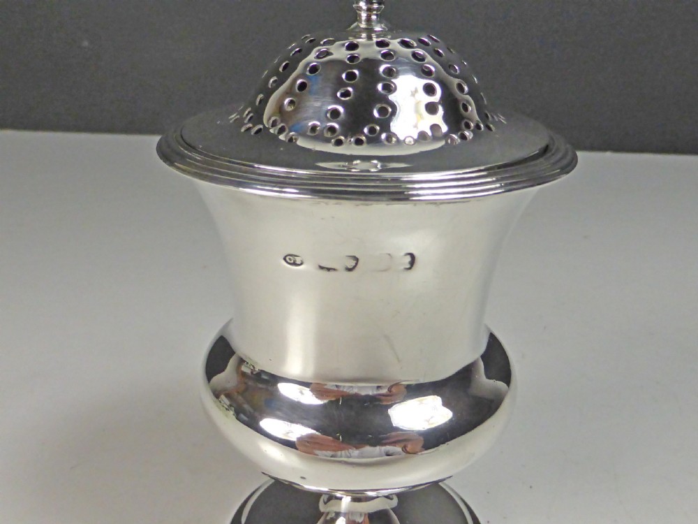 EARLY 19TH C SILVER SUGAR CASTOR View III