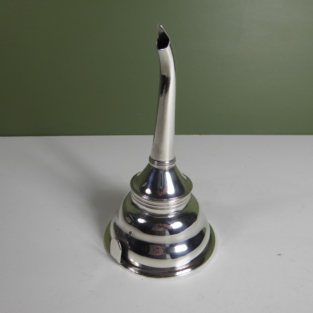 REGENCY SILVER WINE FUNNEL 1810 View VI