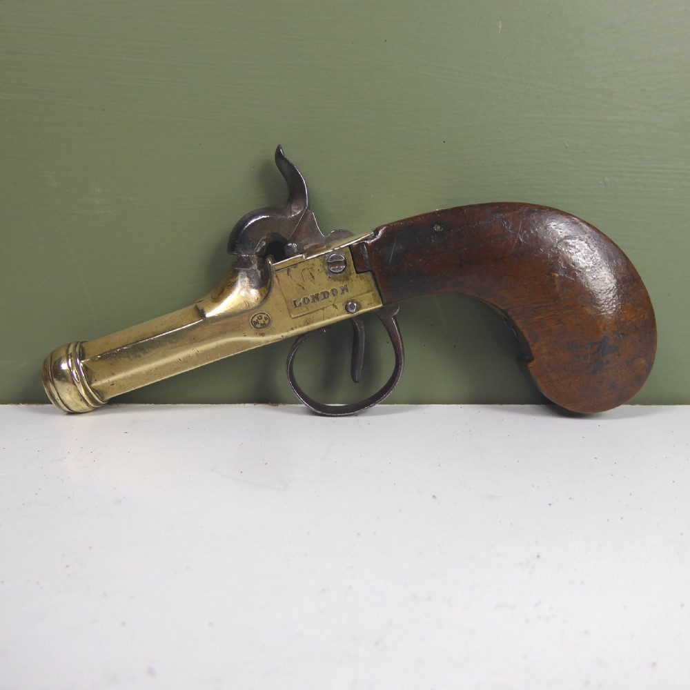 19TH C PERCUSSION POCKET PISTOL View II