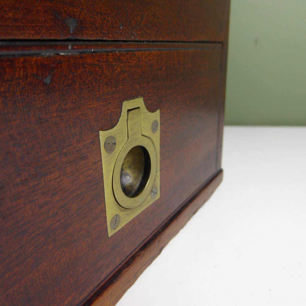 18TH C MAHOGANY APOTHECARY BOX View V